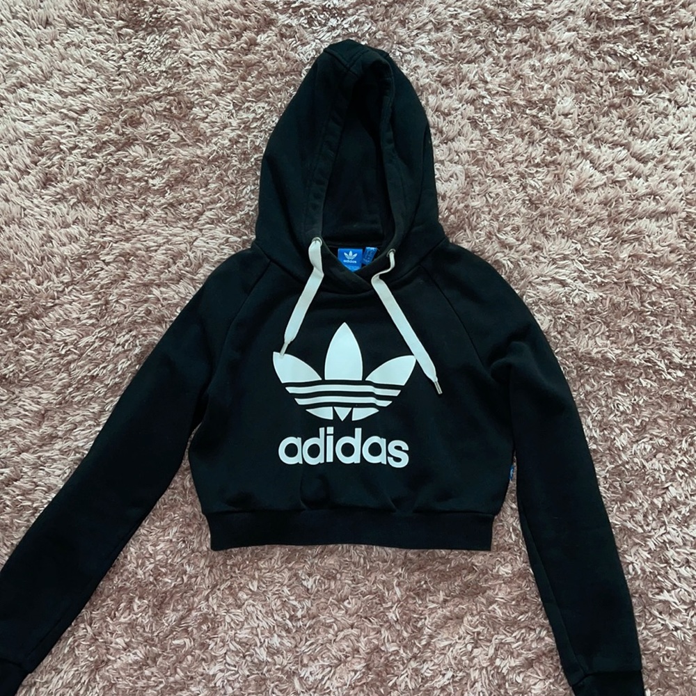Adidas cropped hoodie